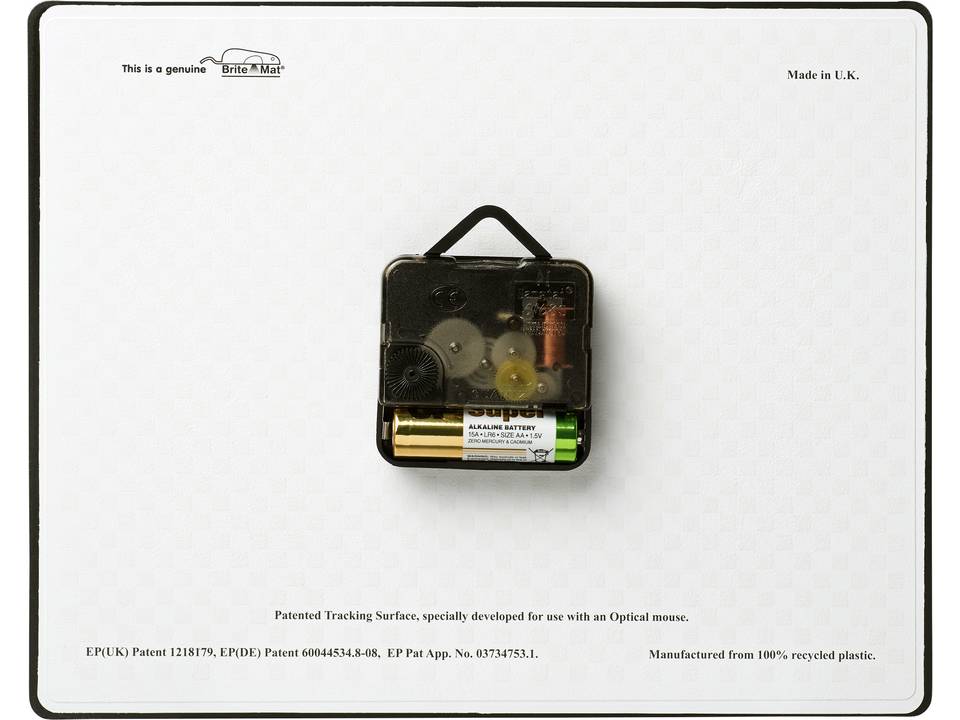 Brite-Clock® rectangular wall clock 7