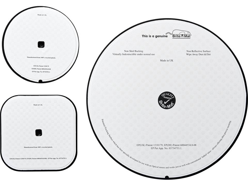 Brite-Mat® mouse mat and coaster set combo 4 2