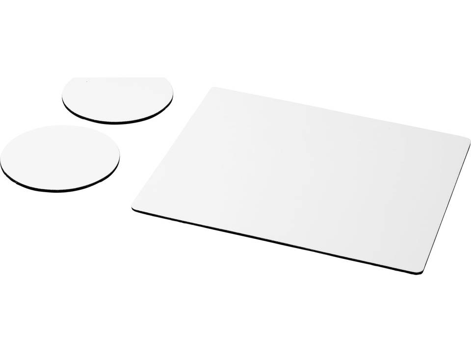 Q-Mat® mouse mat and coaster set combo 2 3
