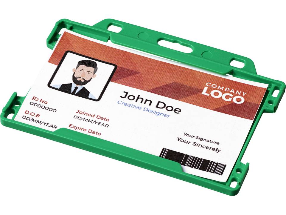 Vega plastic card holder 10