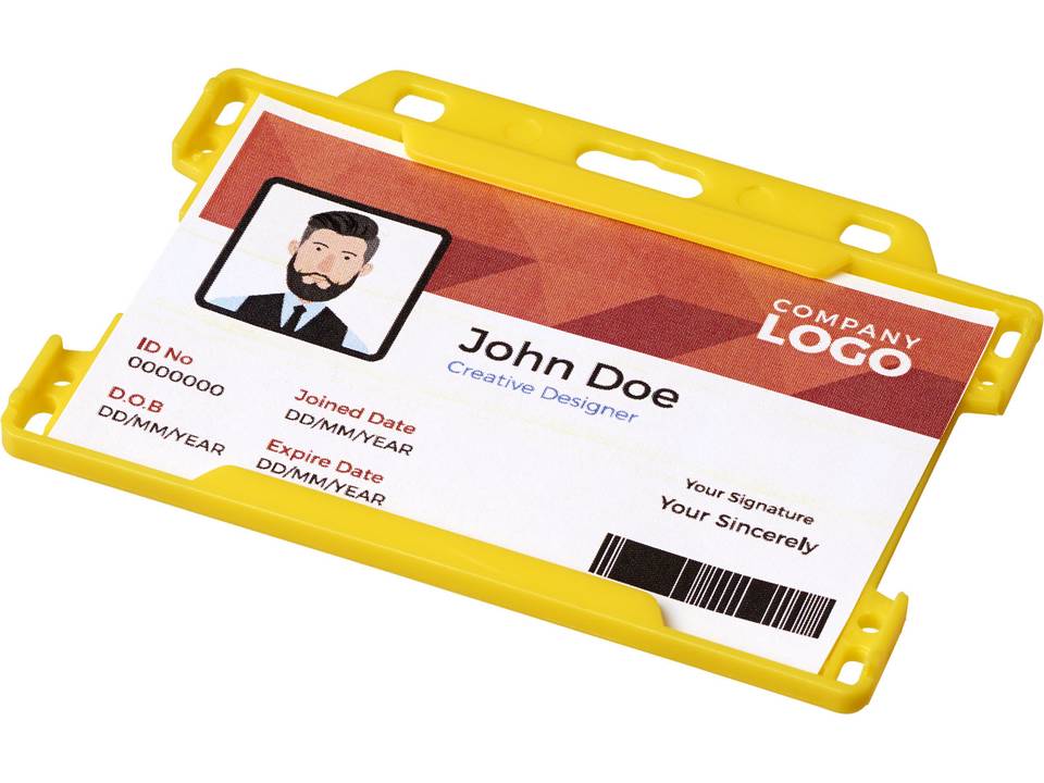 Vega plastic card holder 18