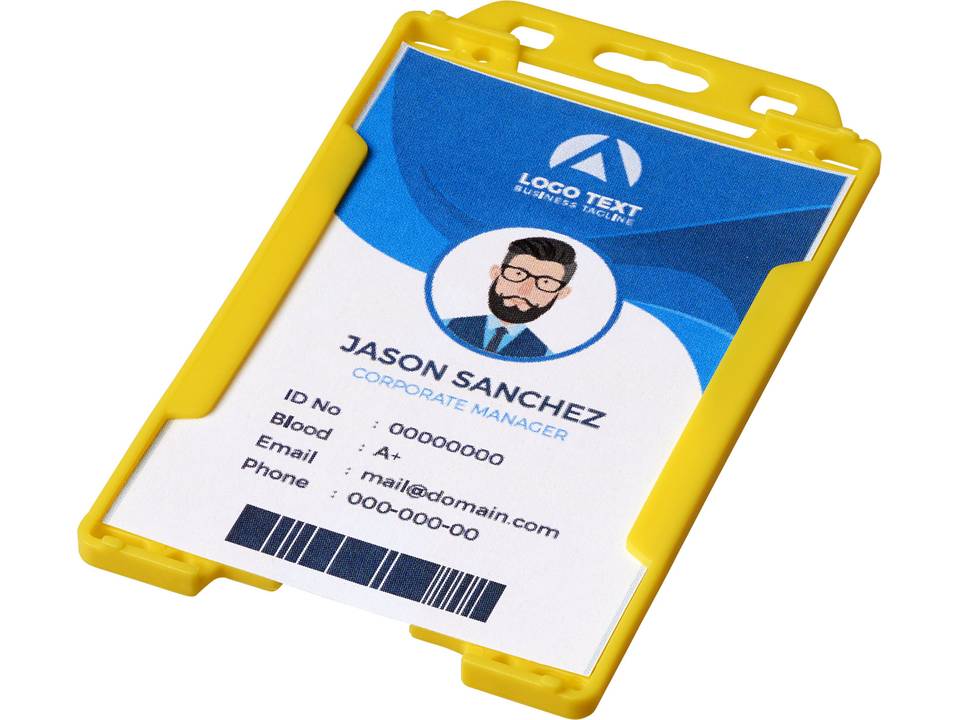 Pierre transparent badge holder 14