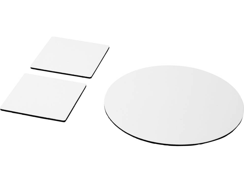 Q-Mat® mouse mat and coaster set combo 6 4