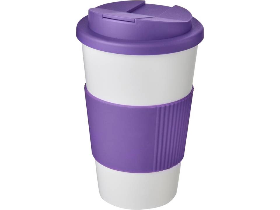 Americano® 350 ml tumbler with grip & spill-proof lid 19