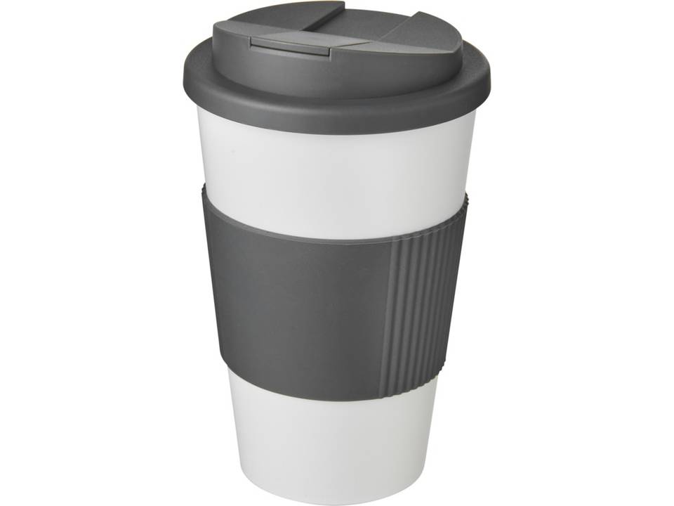 Americano® 350 ml tumbler with grip & spill-proof lid 20