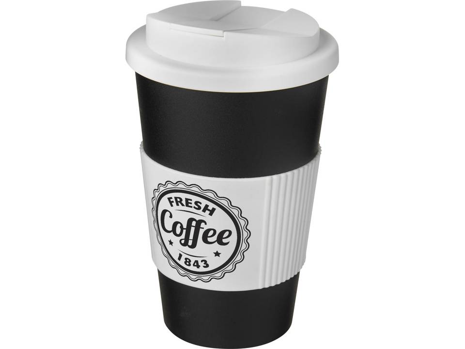 Americano® 350 ml tumbler with grip & spill-proof lid 4