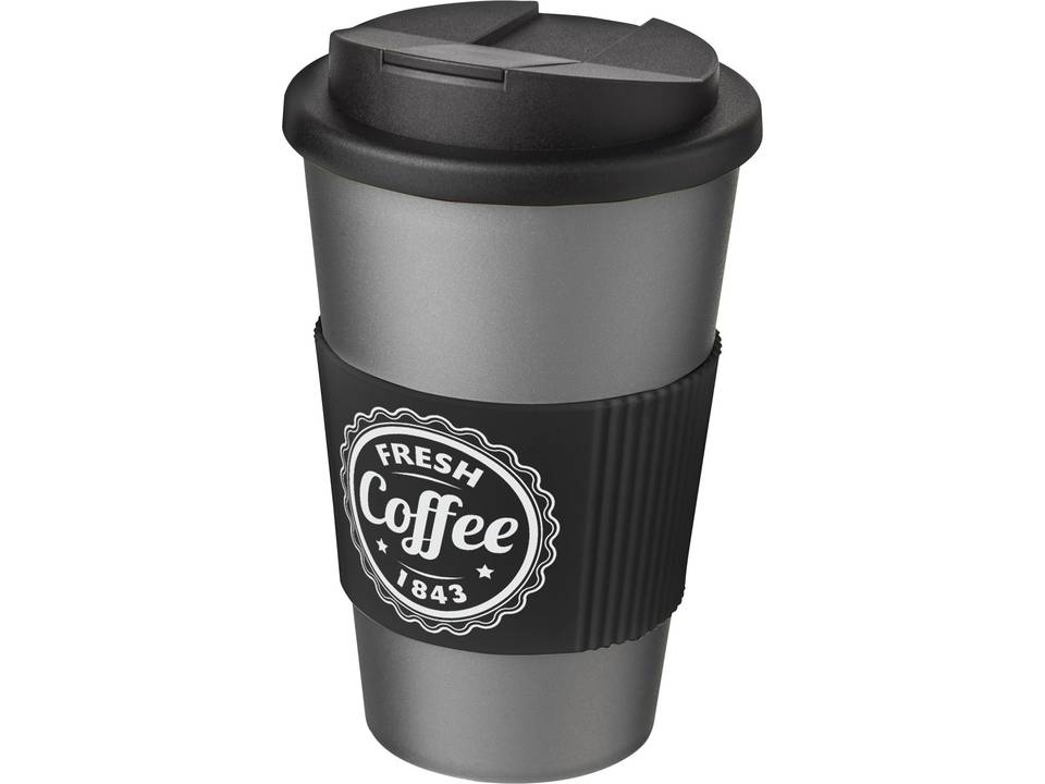 Americano® 350 ml tumbler with grip & spill-proof lid 7