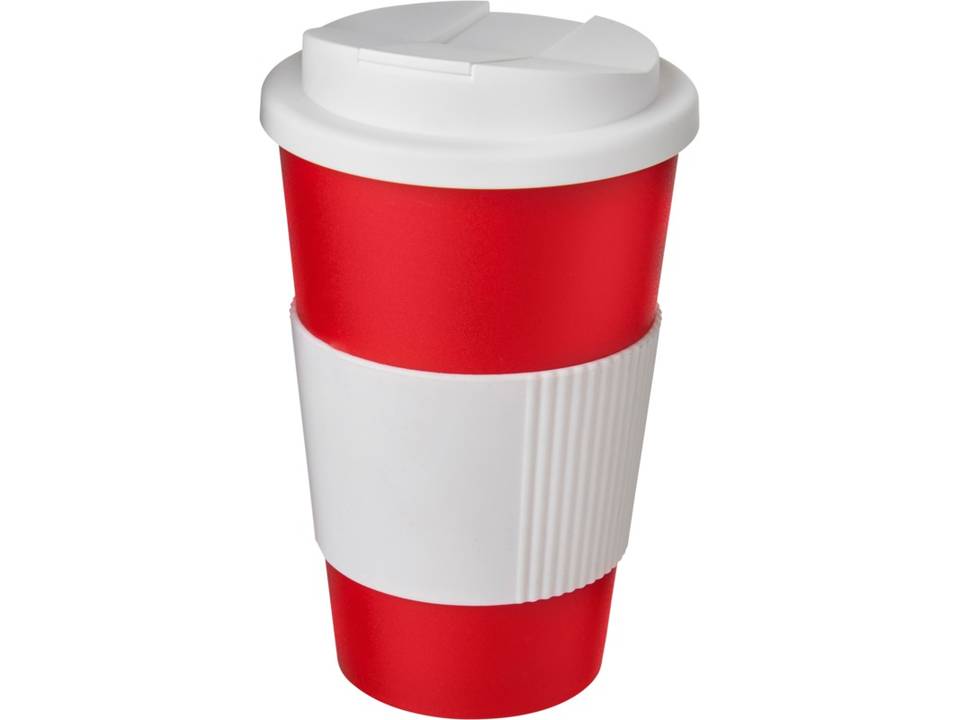 Americano® 350 ml tumbler with grip & spill-proof lid 31