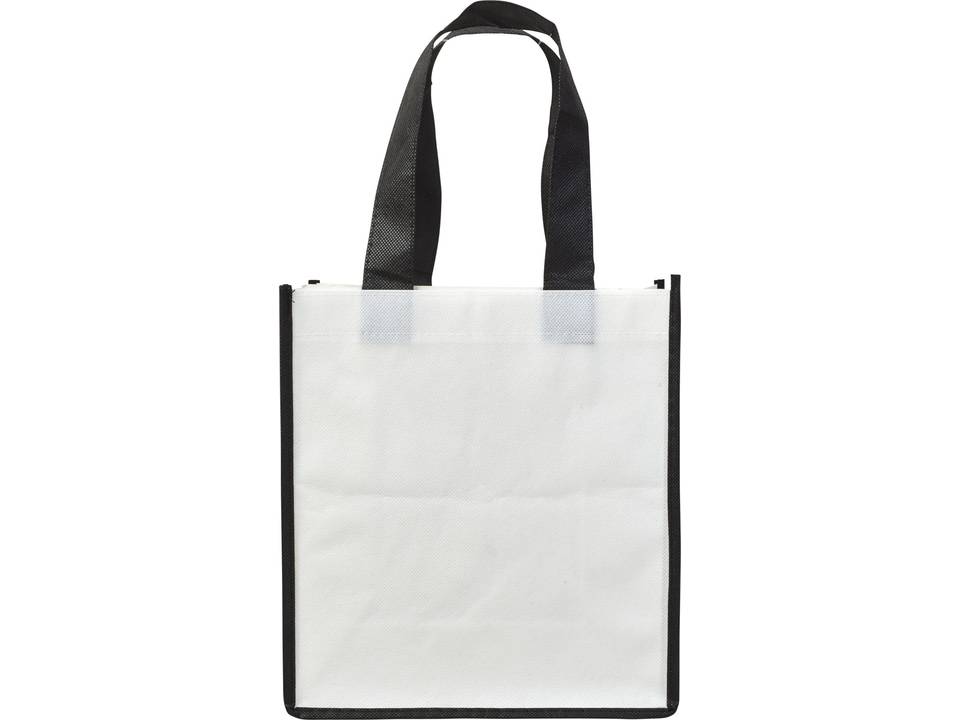 Small Contrast non-woven shopping tote bag 15