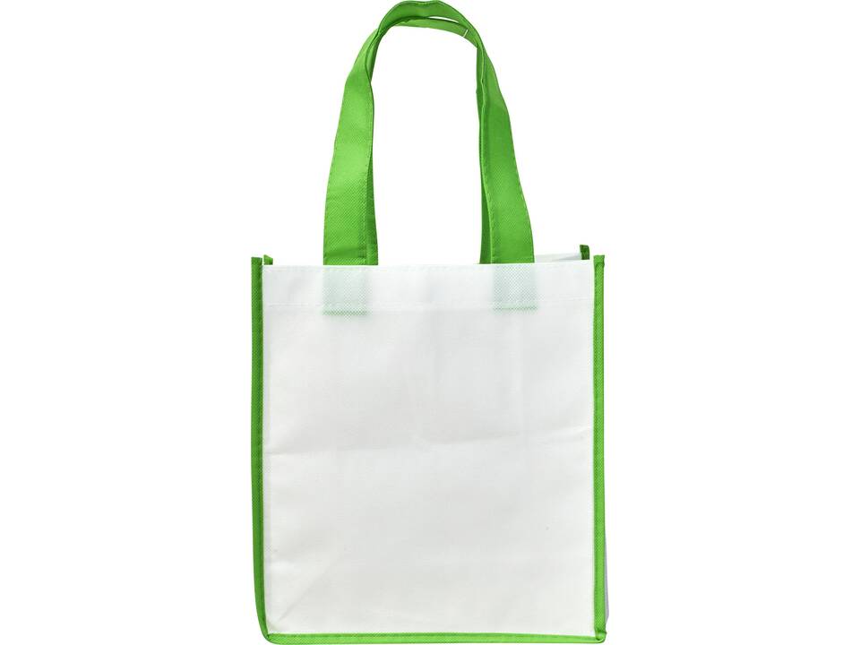 Small Contrast non-woven shopping tote bag 12