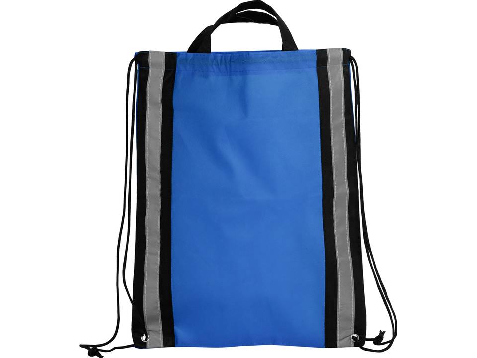 Reflective non-woven drawstring backpack 3