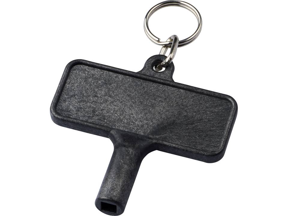 Largo plastic radiator key with keychain