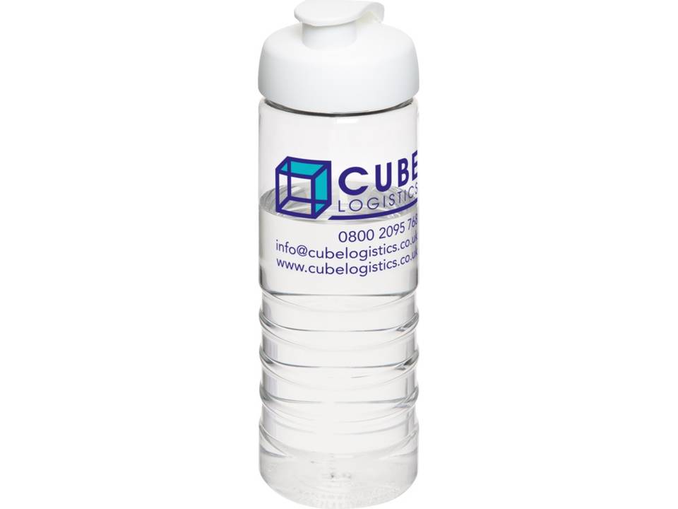 H2O Treble 750 ml flip lid sport bottle 10