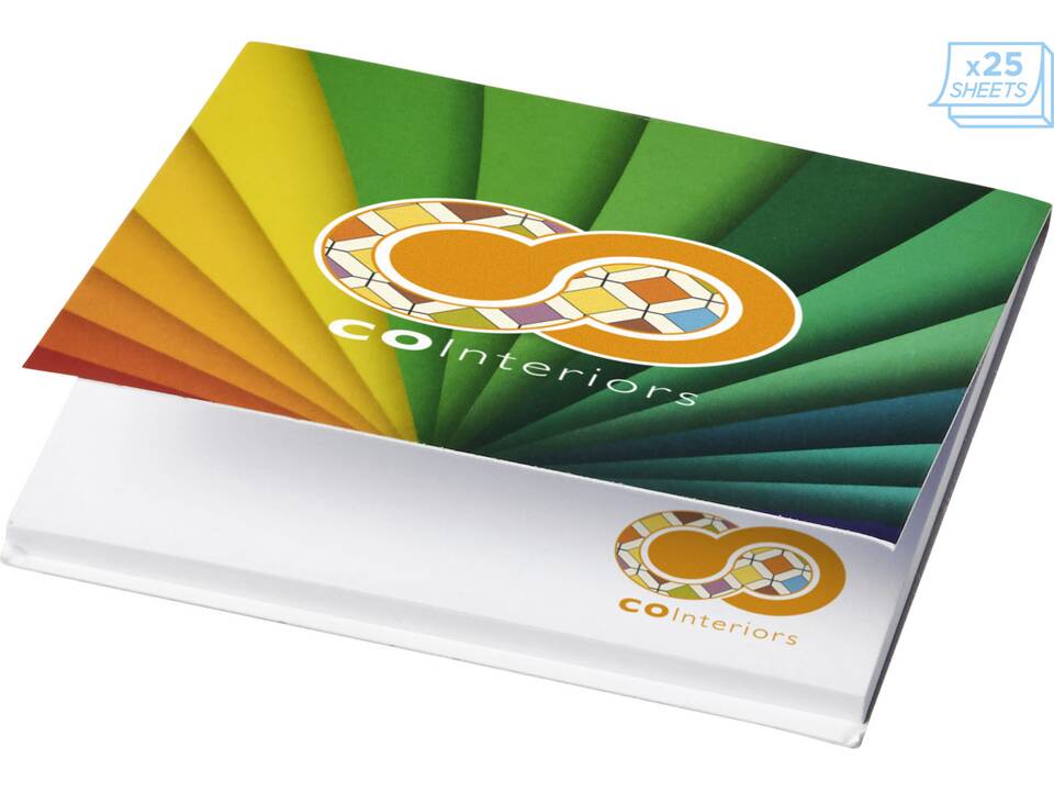 Sticky-Mate® soft cover sticky notes 75x75 6