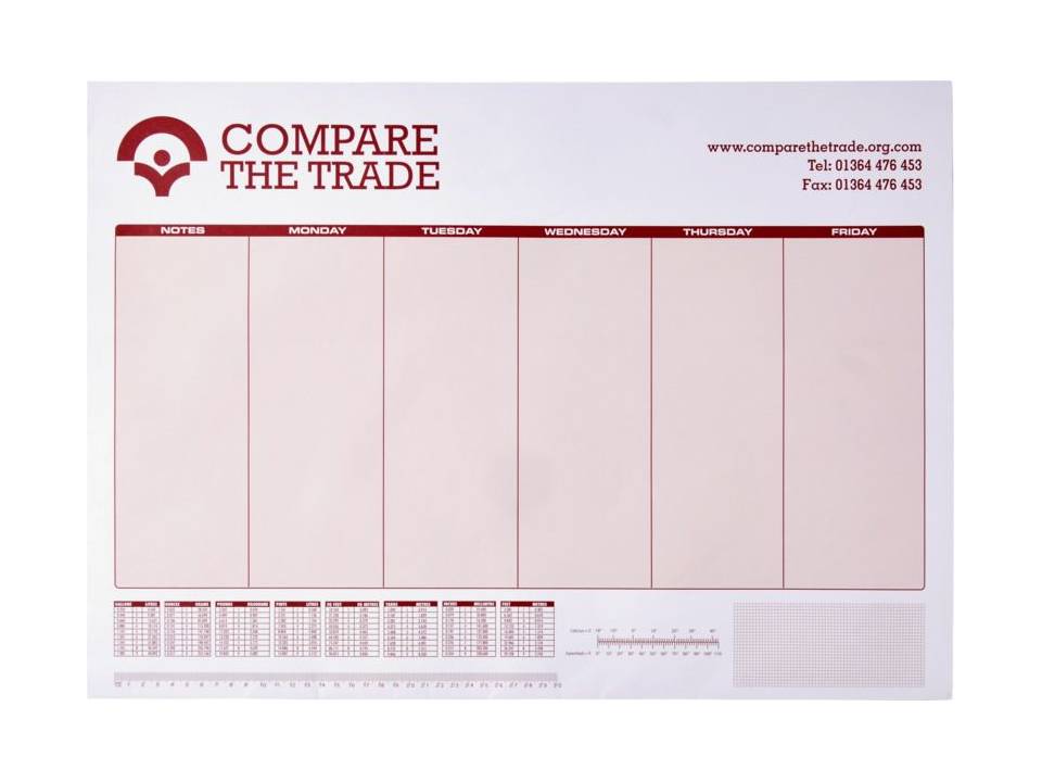 Desk-Mate® A3 notepad 50 sheets 1