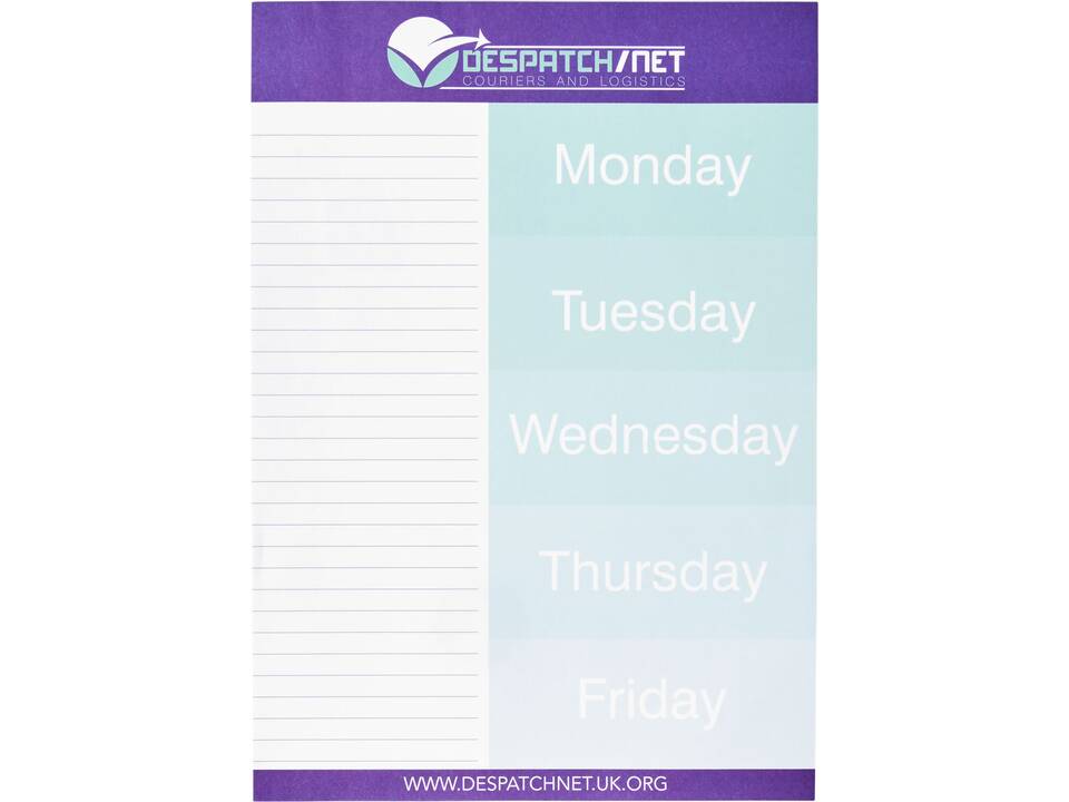 Desk-Mate® A4 notepad 25 sheets 6