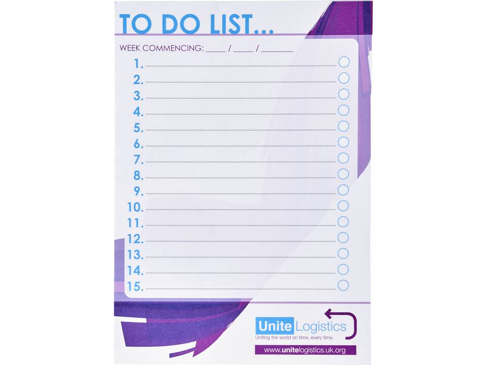 Desk-Mate® A5 notepad 25 sheets 7