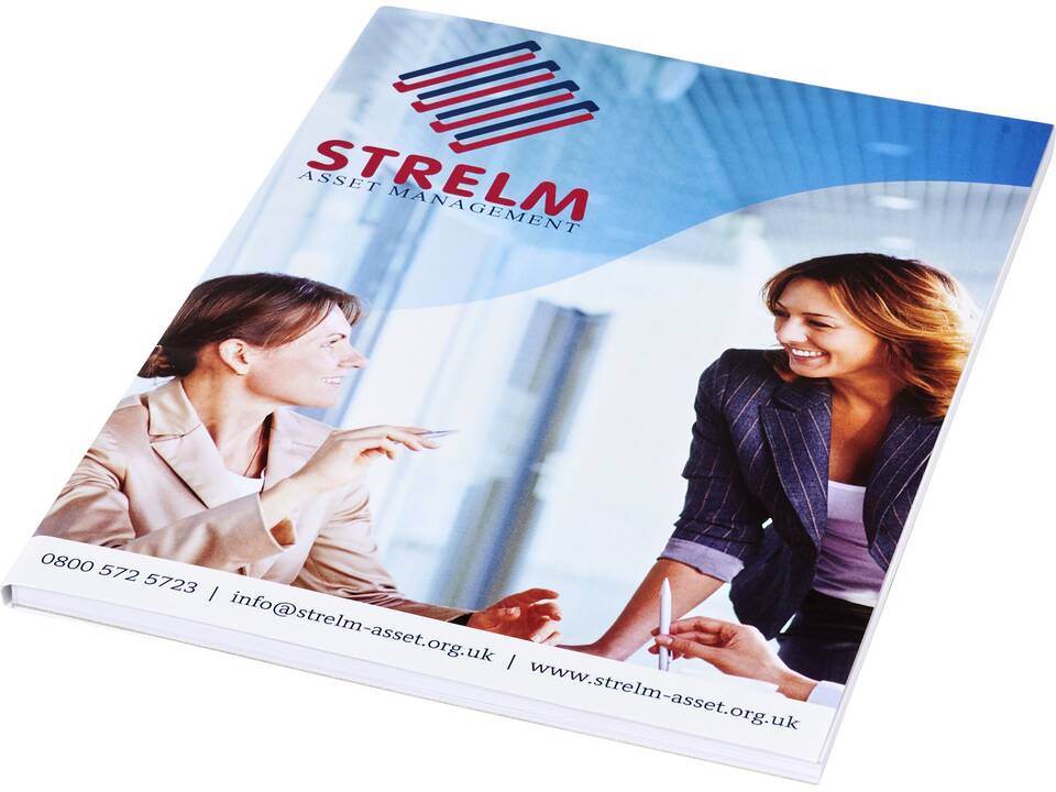 Desk-Mate® A5 notepad wrap over cover 3