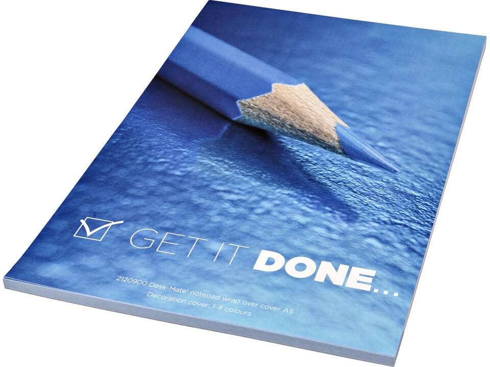 Desk-Mate® A5 notepad wrap over cover 5
