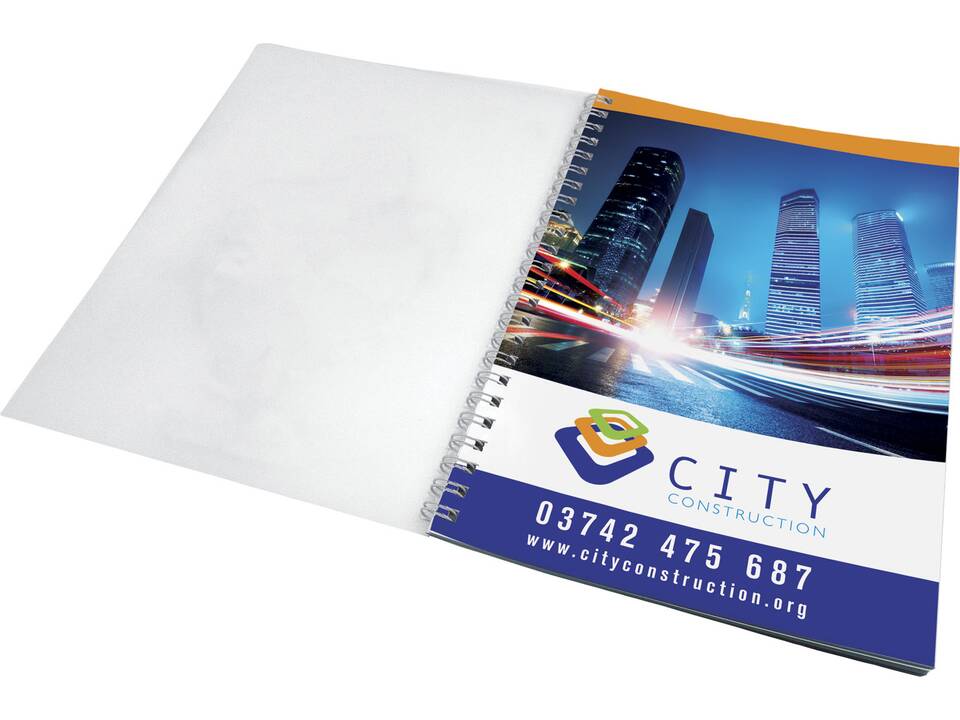 Desk-Mate® wire-o A5 notebook PP cover 35