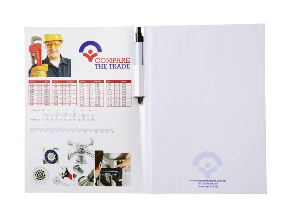Essential conference pack A4 notepad and pen 11