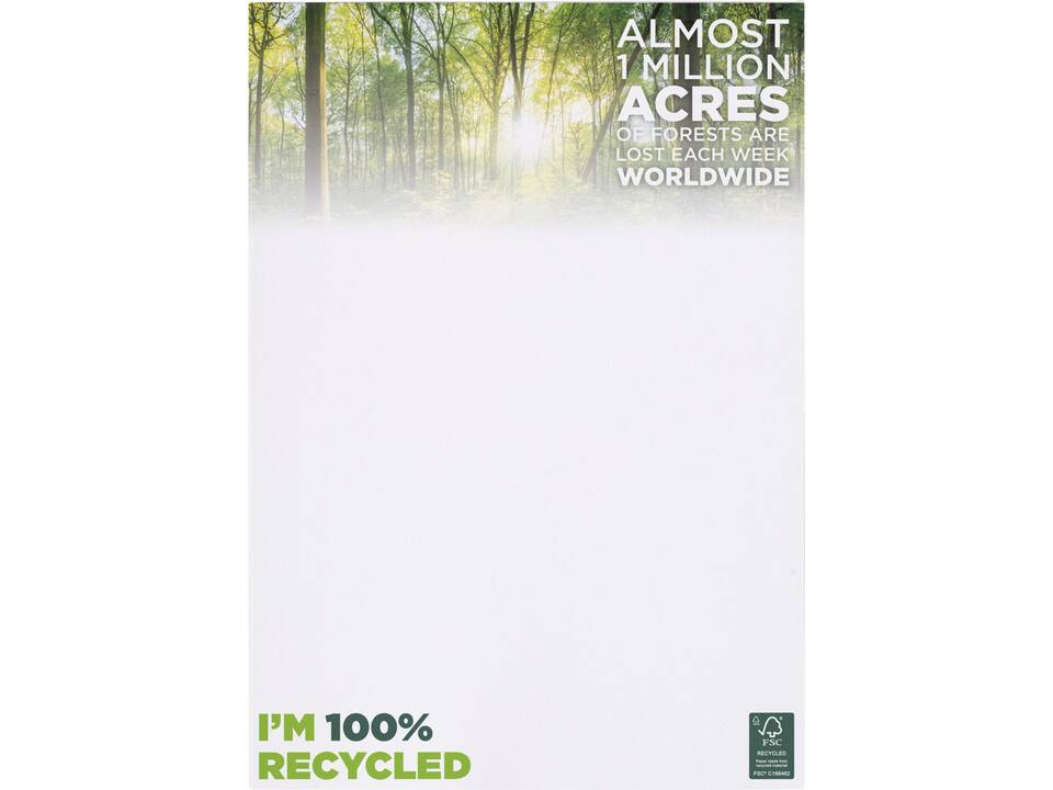 Desk-Mate® A4 recycled notepad 2
