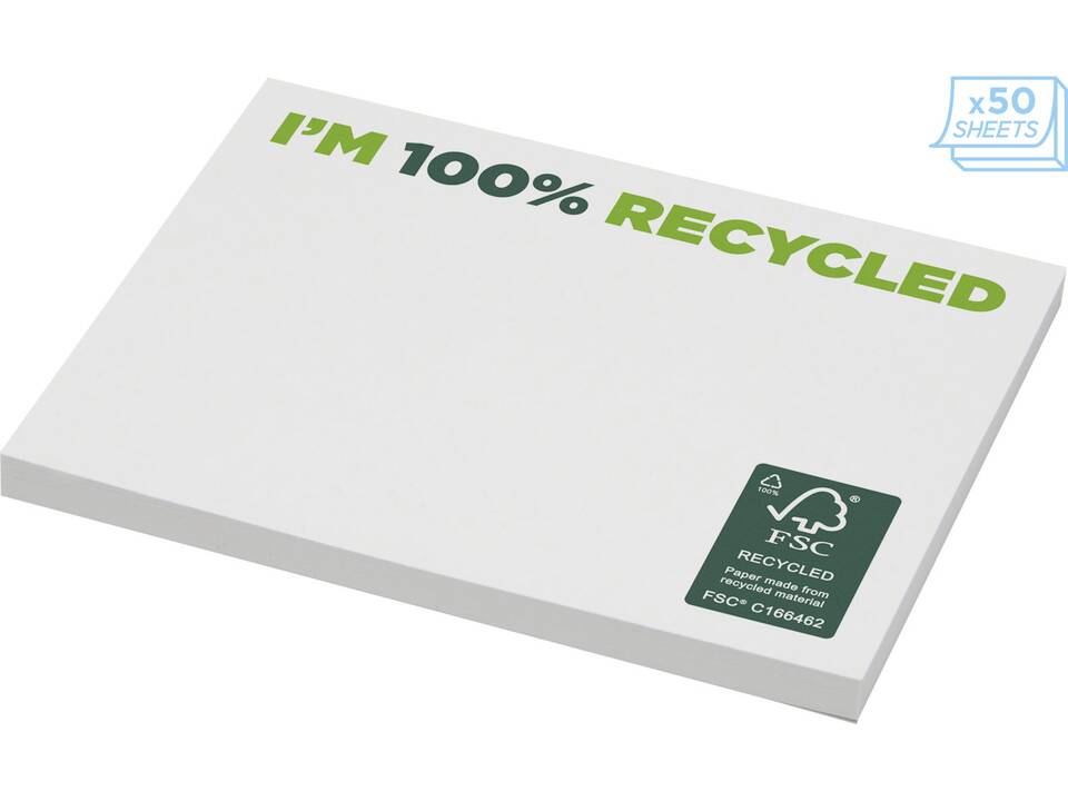 Sticky-Mate® recycled sticky notes 100 x 75 mm 12