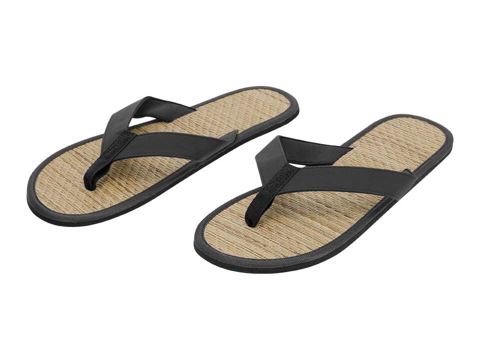 Flip flops made from straw