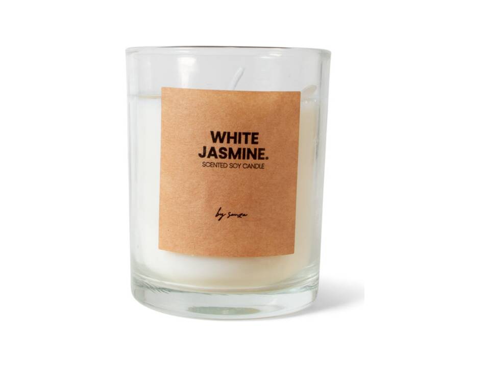 Senza scented candle white jasmin 4