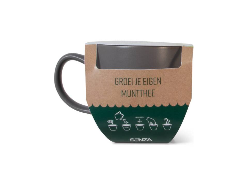 Senza grow your own mint tea mug 2