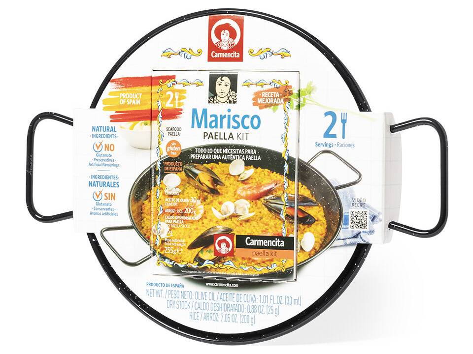 Paella seafood set Pladen 2