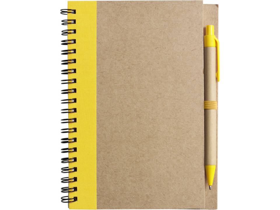 Wire bound notebook with ballpen 6