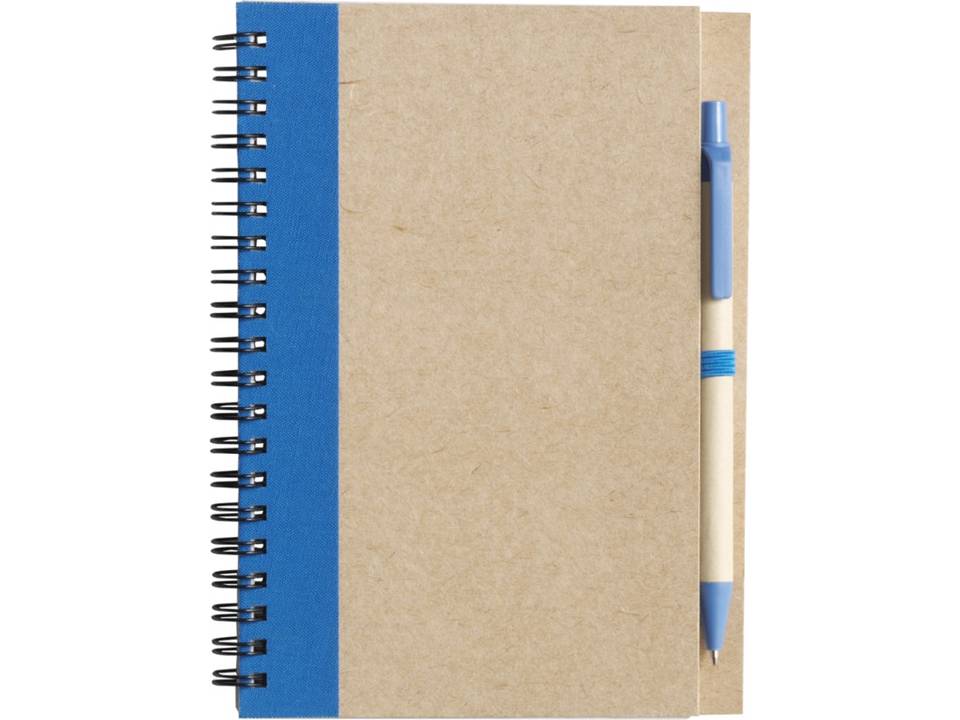 Wire bound notebook with ballpen 9