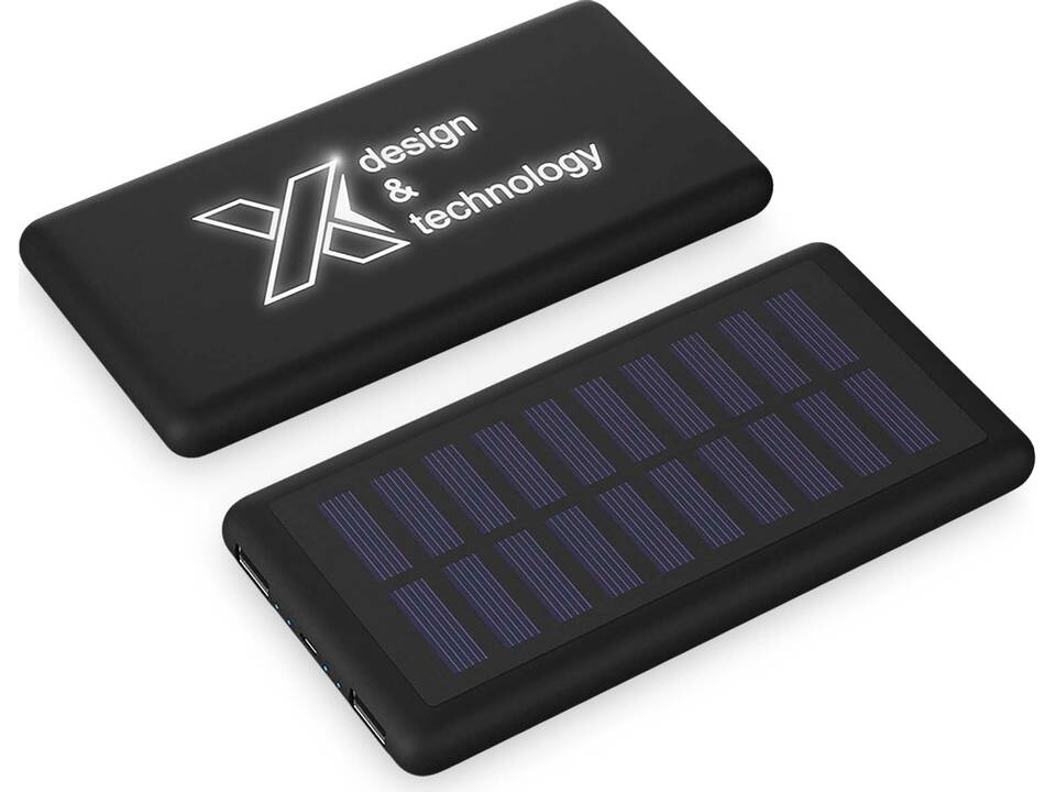 SCX.design P30 8000 mAh light-up solar power bank 1