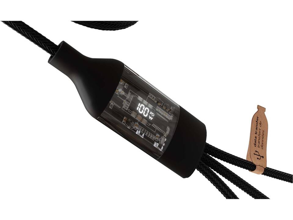 SCX.design C50 5-in-1 fast charging 100W/5A cable with digital display 4