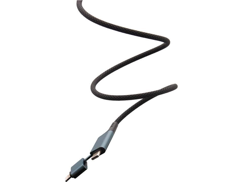 SCX.design C52 100W 4-in-1 rPET magnetic ultra fast charging cable 3