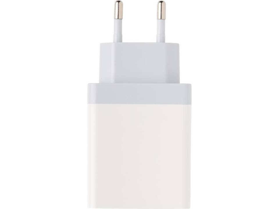 30W Fast wall charger dual output with PD 1