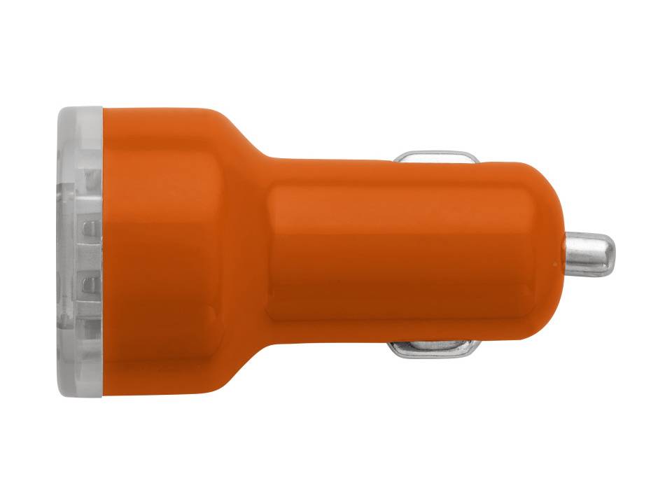 Car power adapter with two USB ports 1