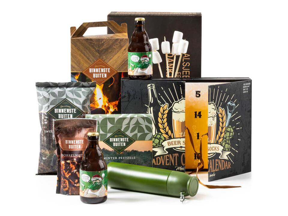 350086 Bier, Snacks & Sokken