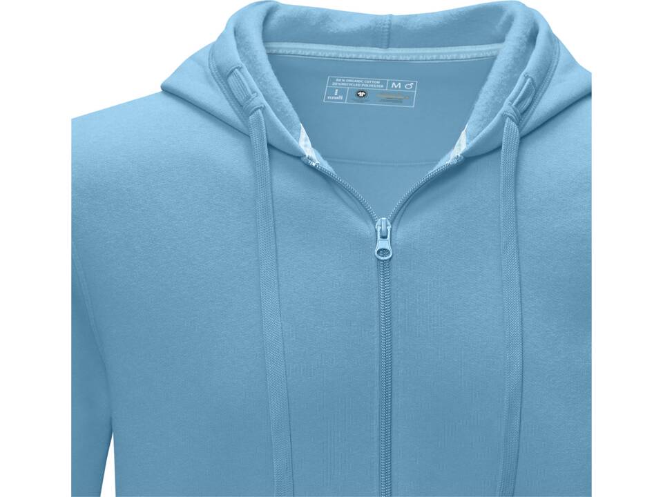 Ruby men’s GOTS organic GRS recycled full zip hoodie 7