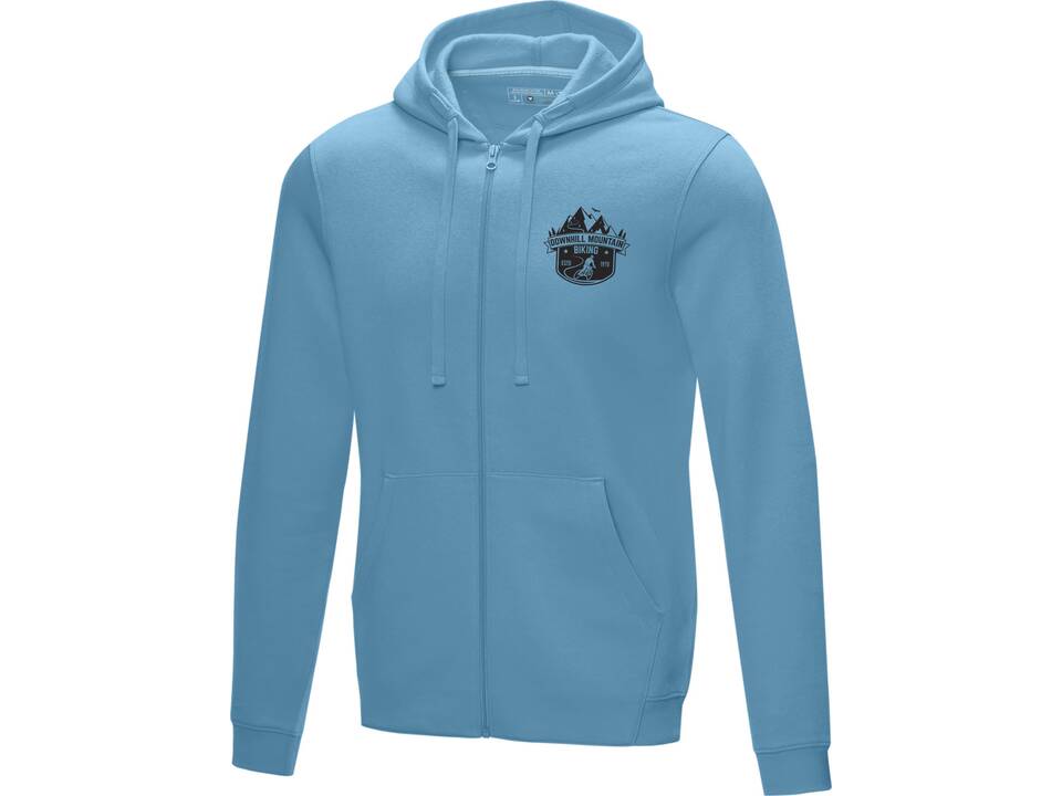 Ruby men’s GOTS organic GRS recycled full zip hoodie 4