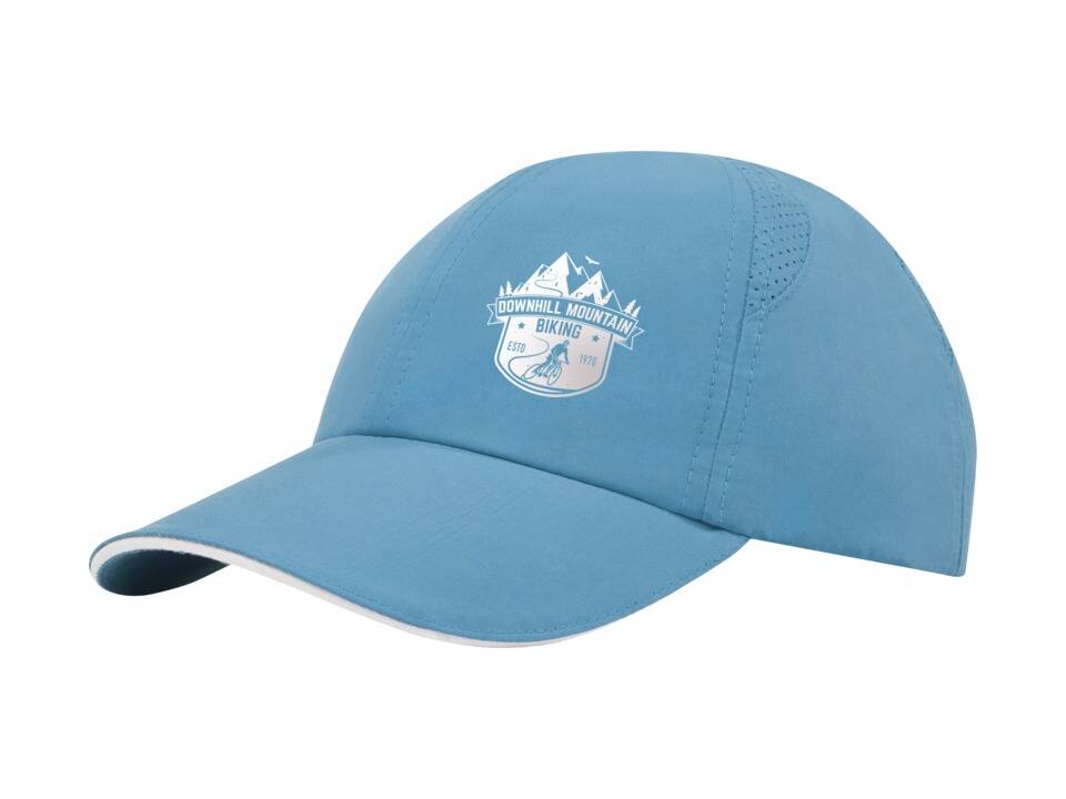 Morion 6 panel GRS recycled cool fit sandwich cap 11