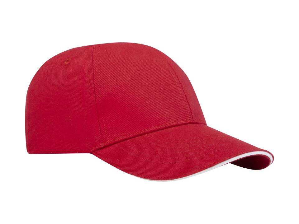 Topaz 6 panel GRS recycled sandwich cap 29