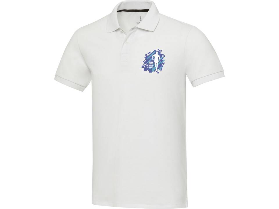 Emerald short sleeve unisex Aware™ recycled polo 1