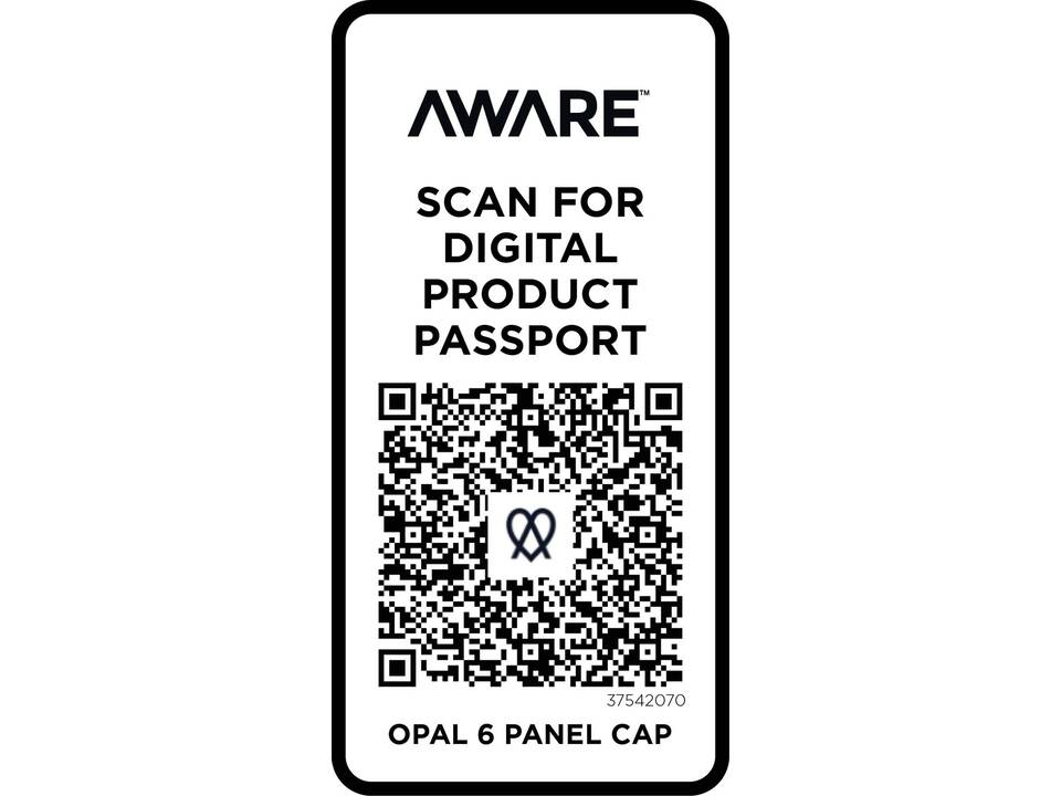 Opal 6 panel Aware™ recycled cap 11