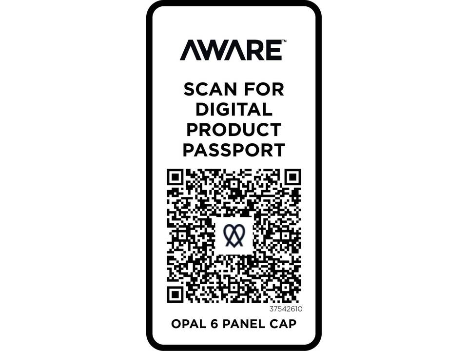 Opal 6 panel Aware™ recycled cap 23