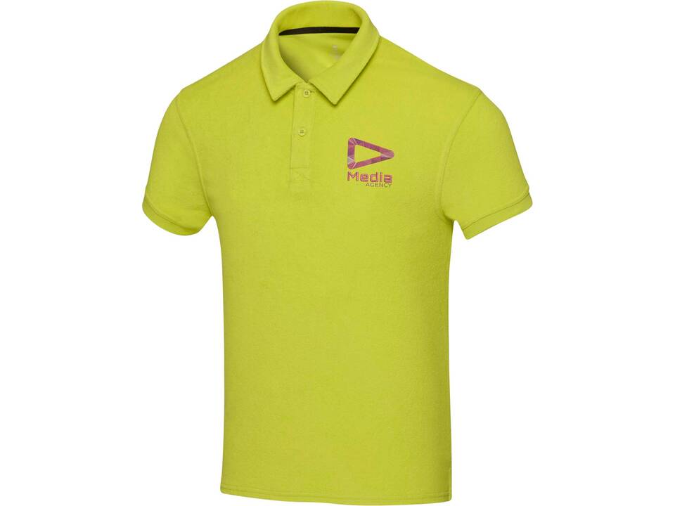 Akoya recycled terry unisex polo 118