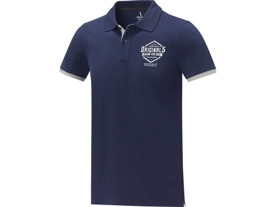 Morgan short sleeve men's duotone polo 2