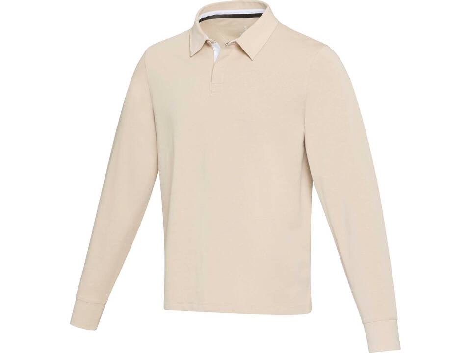 Clyde unisex GOTS organic rugby polo sweatshirt 2