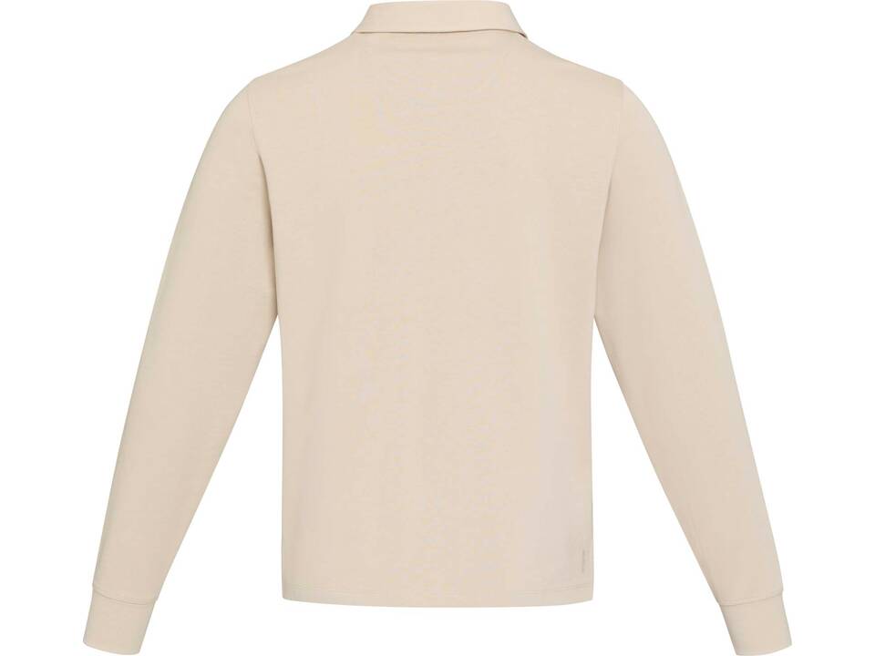 Clyde unisex GOTS organic rugby polo sweatshirt 4